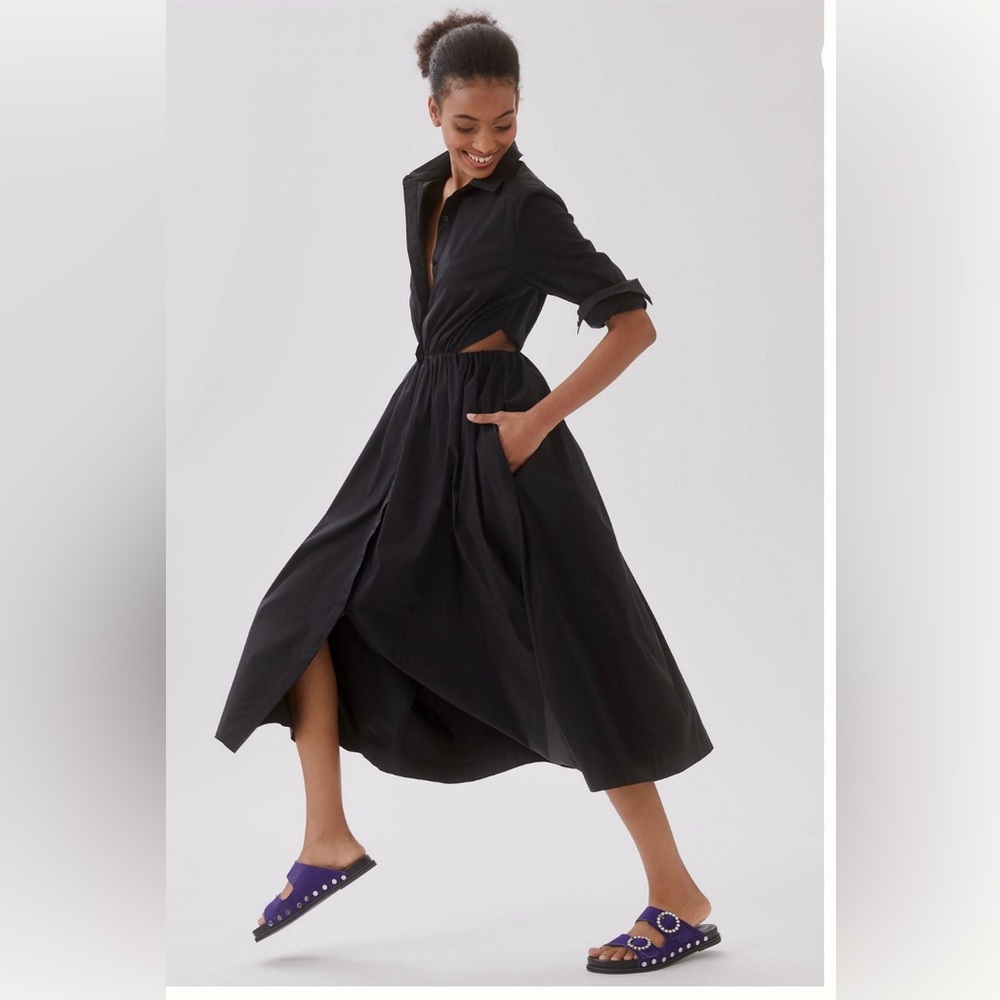 SUNDAY IN BROOKLYN CUT OUT MIDI DRESS